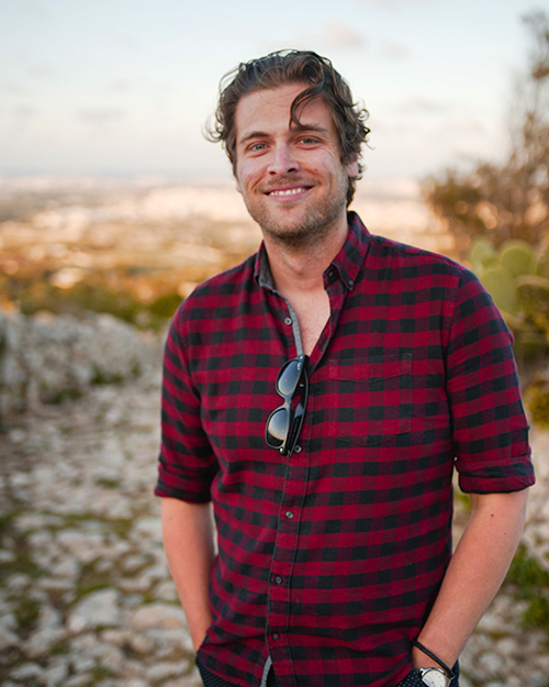 Jonathon Mulholland pictured in Malta.